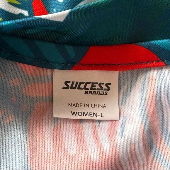 Margaritaville Run Floral Tropical Athletic Running Top Women’s Large L - Picture 5 of 7